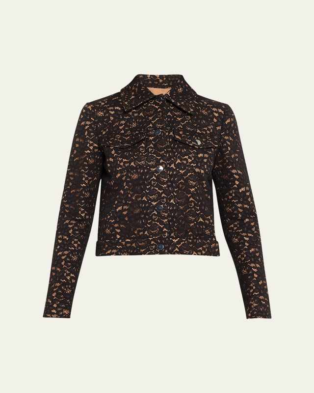 Lace Jean Jacket